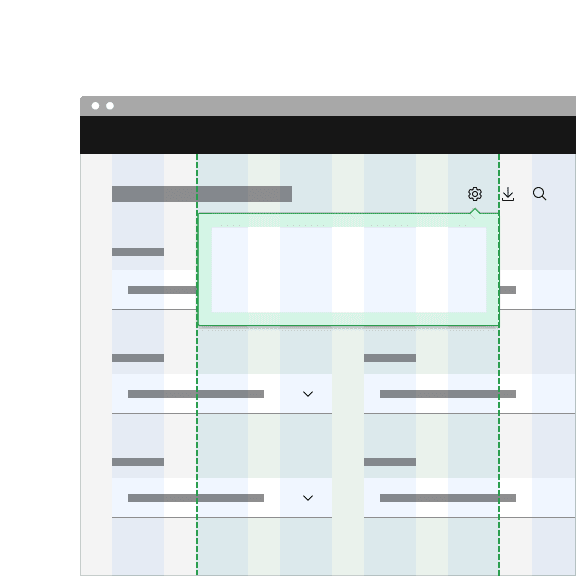 Do keep width between one to four columns.